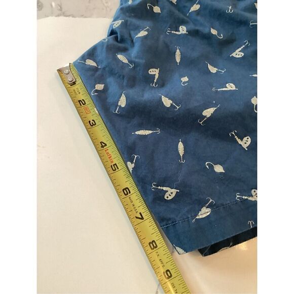 Eddie Bauer Mens Fishing Lure Reels Shorts Sz 36 Chinos - Picture 6 of 7